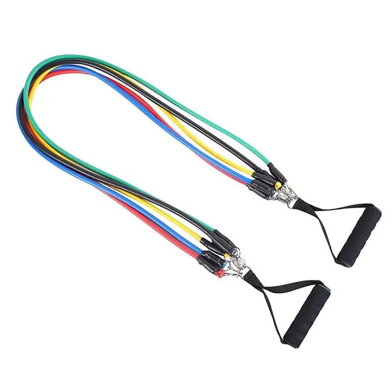 Resistance Band Full Kit 11pcs — Ankle Strap, Chest Expander & More