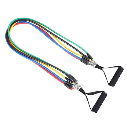 Resistance Band Full Kit 11pcs — Ankle Strap, Chest Expander & More